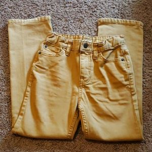 2/$15 Boy's size 7 Cat & Jack stretch straight khaki jeans